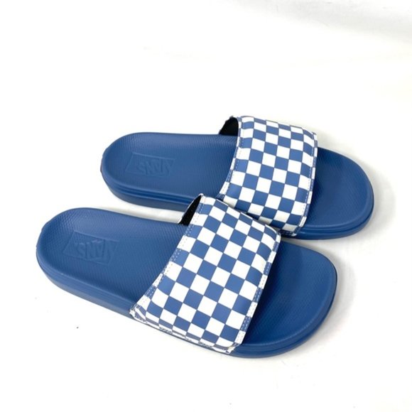 🔥HOT SALE🔥VANS La Costa Slide On Men’s Size Check Blue White VN0A5HF5ZR8 - Picture 4 of 10